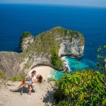 Kelingking Beach at Nusa Penida Island, Bali.